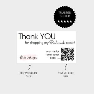 60. 30/30 Reseller Seller Business Thank You Cards Bundle